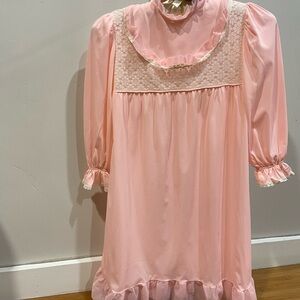 Her Majesty …..speer Pink Lace-Trim Nightgown - Women's Intimates made U.S.A